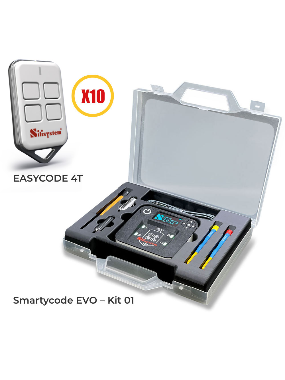 Smartycodekitbundlenew_web BOUNDLE Smartycode EVO - Kit + 10 EASYCODE 4T - immagine 1